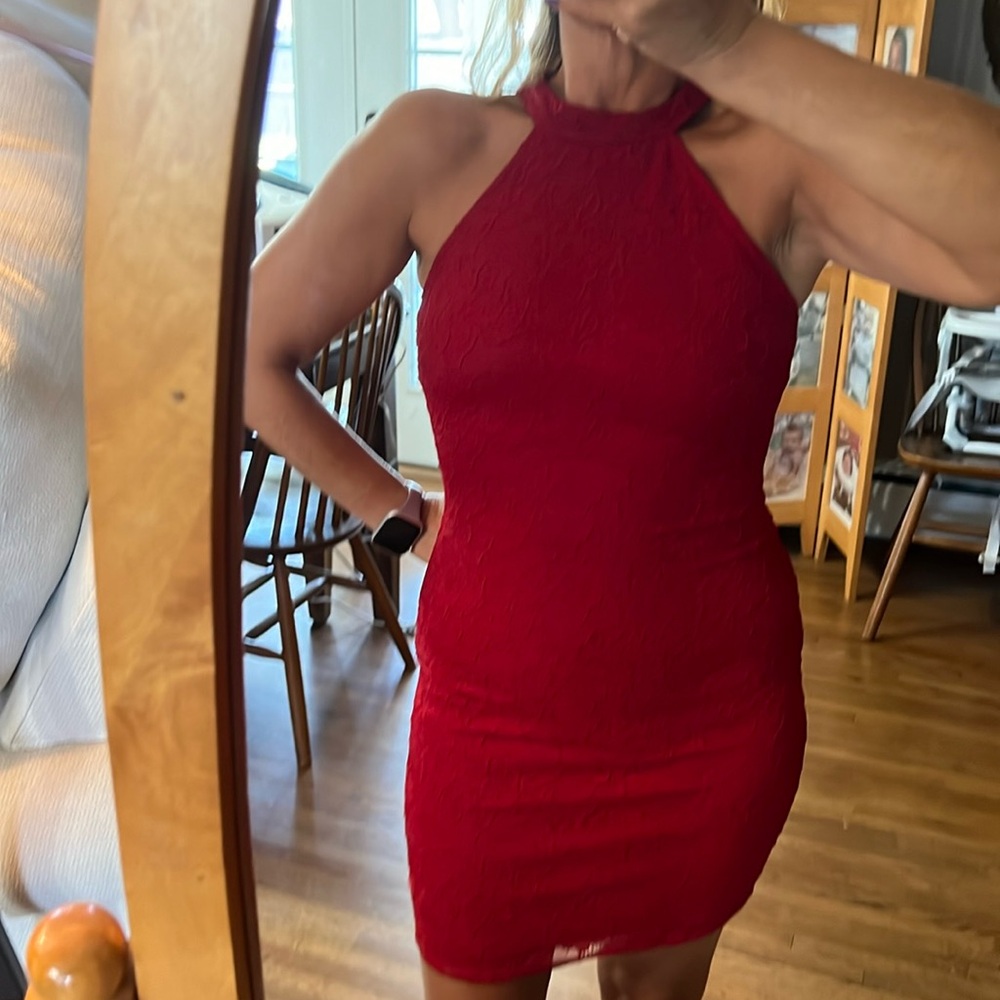 Red dress